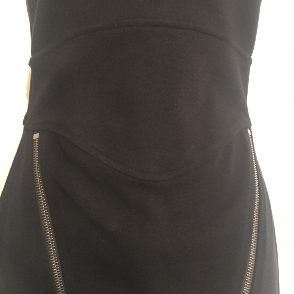 NWT $268 Betsey Johnson Black -Sexy Zippy Dress - Picture 3 of 8